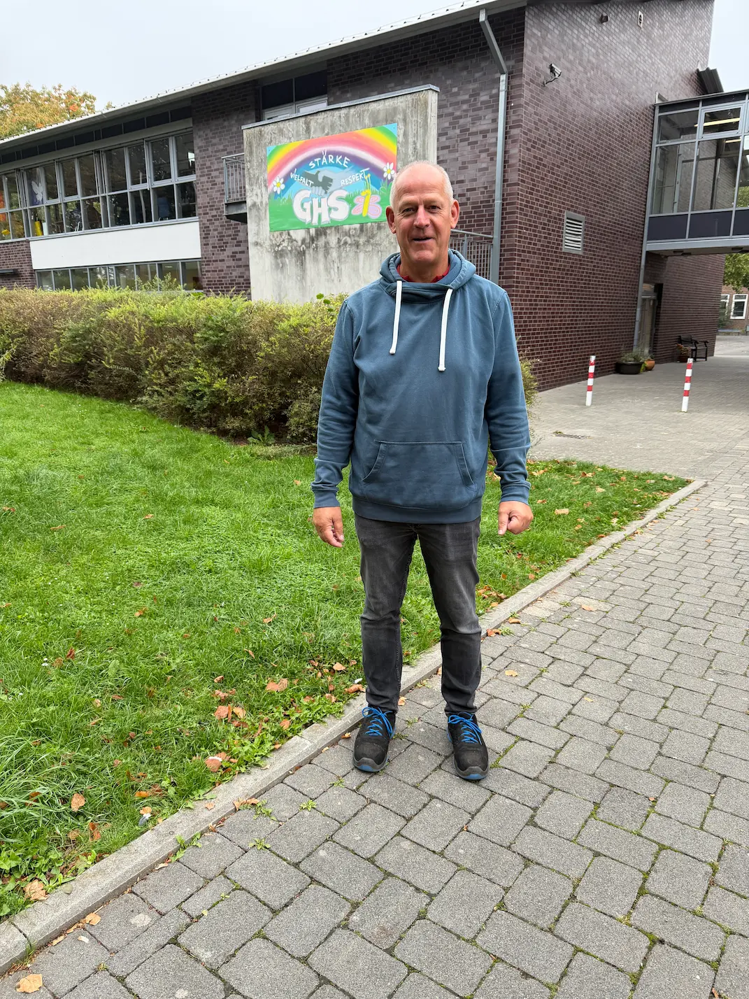 Hausmeister Herr Schoppmann der GHS